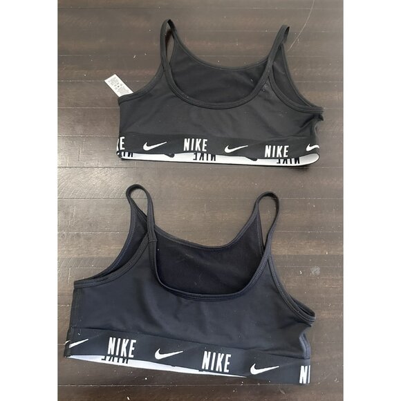 Nike Big Girls Trophy Sports Bra Bundle Youth Medium 2 Bras - Picture 2 of 3